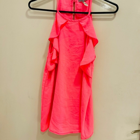 Neon pink halter neck top - Picture 6 of 15